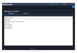HDCleaner - manage-cookies