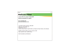Helicon Filter - about-application