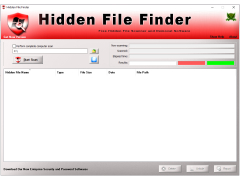 Hidden File Finder - main-screen