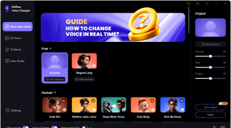 HitPaw VoicePea Voice Changer - Screenshot 1