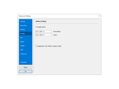 Honeycam - hotkeys-settings