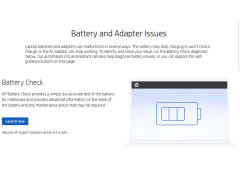 HP Battery Check - website