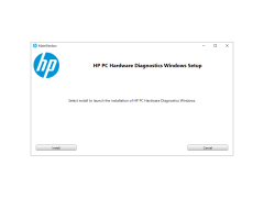HP PC Hardware Diagnostics UEFI - welcome-screen-setup