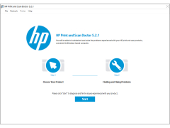 HP Print and Scan Doctor - main-screen
