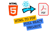HTML to PDF React logo