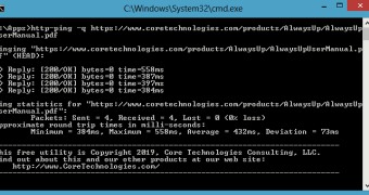 http-ping - Screenshot 2