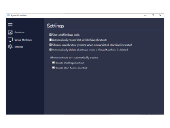 Hyper-V Launcher - settings-menu