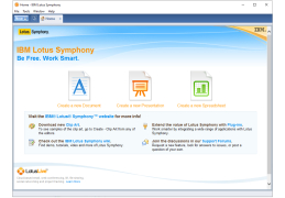 IBM Lotus Symphony - main-screen
