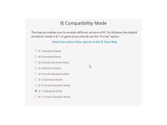 IE Tab - compability-settings