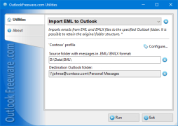 Import EML to Outlook screenshot 1