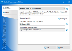 Import MBOX to Outlook screenshot 1