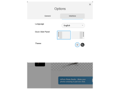 InPixio Photo Clip - interface-options