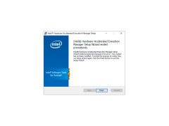 Intel HAXM - installation-completed