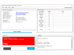 Intel Processor Diagnostic Tool - main-screen