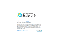 Internet Explorer 9 - about