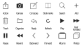 iPhone Toolbar Icons logo