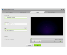 iSkysoft Video Studio - preview-screen