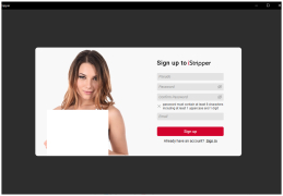 iStripper - sign-up-register