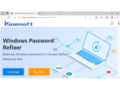iSumsoft Windows Password Refixer - website