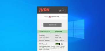 IVPN Client - Screenshot 1