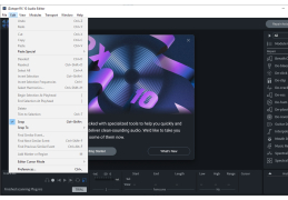 iZotope RX 9 Standard Audio Editor - edit-menu