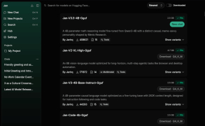 Jan AI - Screenshot 2