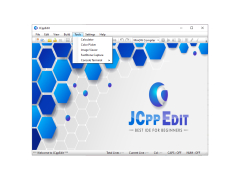 JCppEdit - tools-menu