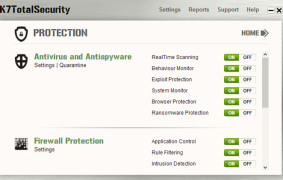 K7 Total Security - Screenshot 1