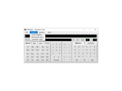 Kalkulator - extras-menu