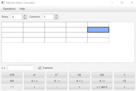 Kalkules Matrix Calculator screenshot 1