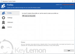KeyLemon screenshot 1