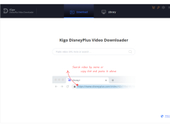 Kigo DisneyPlus Video Downloader - main-screen