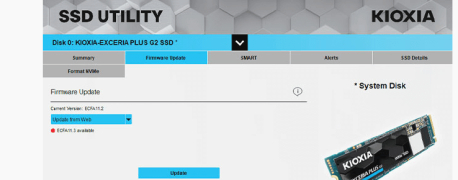 KIOXIA SSD Utility - Screenshot 2