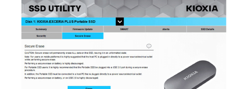 KIOXIA SSD Utility - Screenshot 4