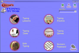 Kirans Typing Tutor screenshot 1