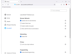 LibreWolf - libre-wolf-settings