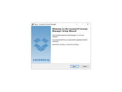 License Manager - welcome-screen-setup