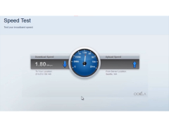 Linksys E2500 - speed-test