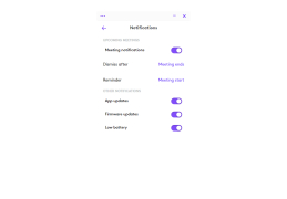 Logi Tune - notifications-settings