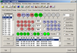 Lotto Logic Lottery Software screenshot 1