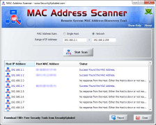 MAC Address Scanner screenshot 1