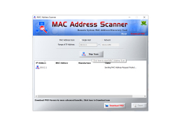 MAC Address Scanner - start-scan