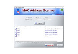MAC Address Scanner - scanning-process