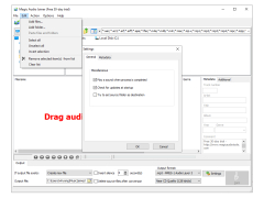 Magic Audio Joiner - settings
