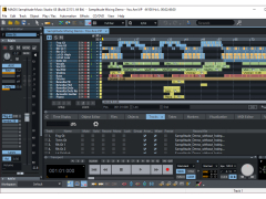 MAGIX Samplitude Music Studio - main-screen