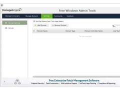 Manage Engine Free Windows Admin Tools - settings