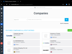 MarineTraffic ship positions - companies