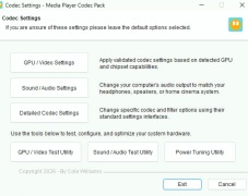 Media Player Codec Pack Plus - Screenshot 2