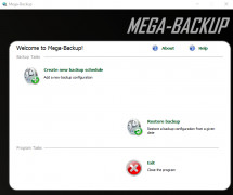 Mega-Backup screenshot 1