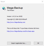 Mega-Backup screenshot 2